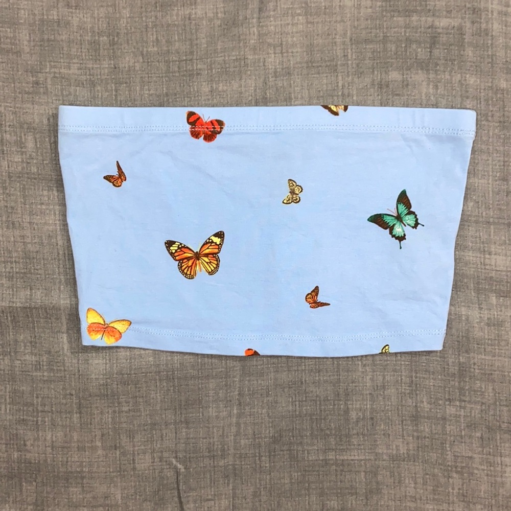 Butterfly Tube Top